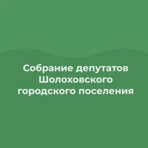 Собрание депутатов Шолоховского г.п